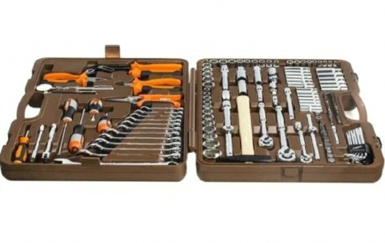 Набор инструментов OMBRA OMT150S 1/4", 3/8" и 1/2"DR, 150 предметов [055370]