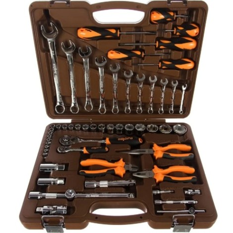 Набор инструментов OMBRA OMT55S 1/4", 1/2"DR, 55 предметов