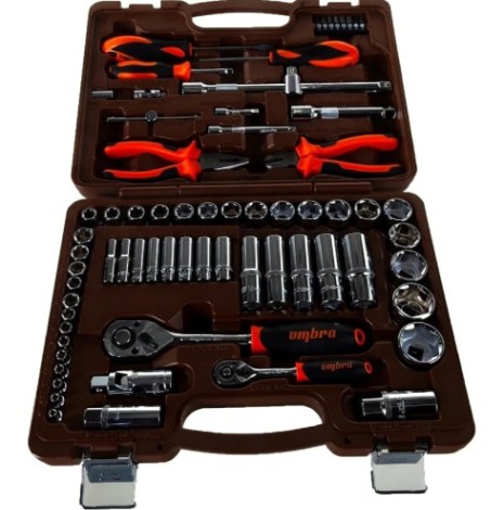 Набор инструментов OMBRA OMT69S 1/4", 1/2"DR, 69 предметов [055004]