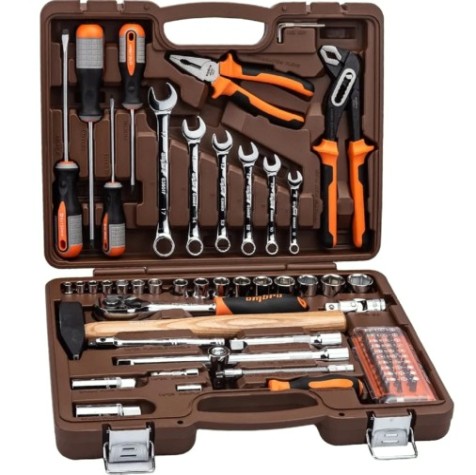 Набор инструментов OMBRA OMT75S 1/4", 1/2"DR, 75 предметов