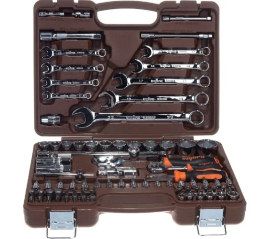 Набор инструментов OMBRA OMT82S 1/4", 1/2"DR, 82 предмета [055014]