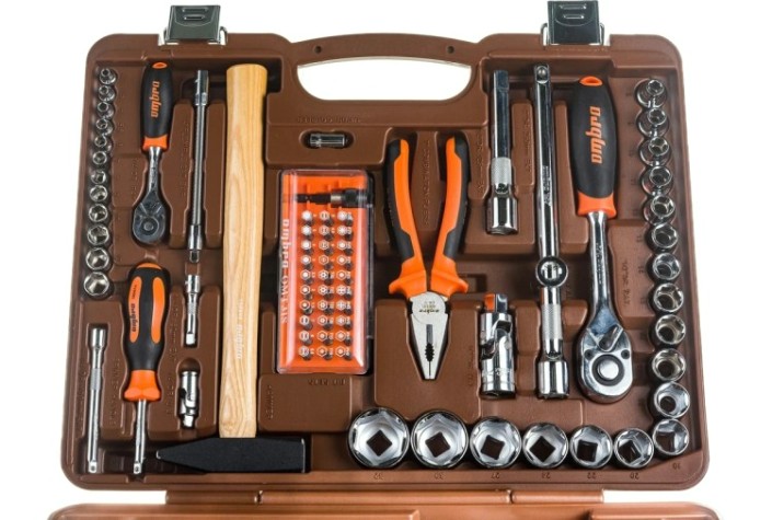 Набор инструментов OMBRA OMT93S 1/4", 1/2"DR, 93 предмета [055461]