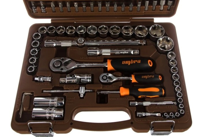 Набор инструментов OMBRA OMT94S 1/4", 1/2"DR, 94 предмета [055016]