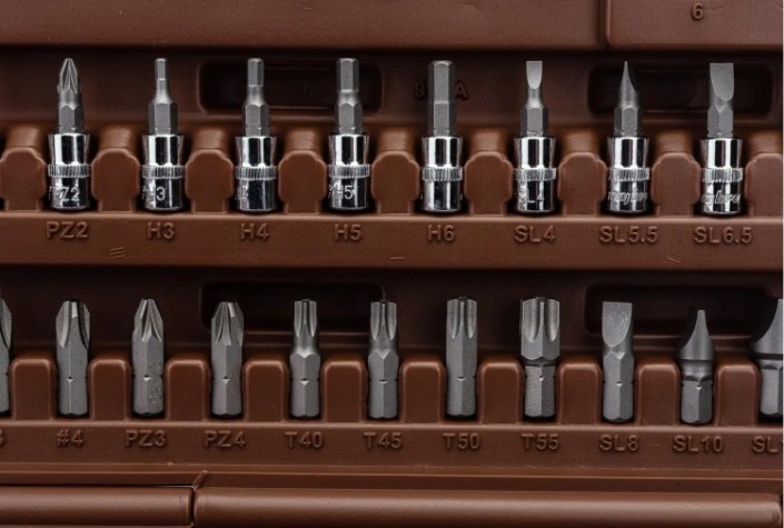 Набор инструментов OMBRA OMT94S12 1/4", 1/2"DR, с торцевыми 12-гранными головками, [055378]