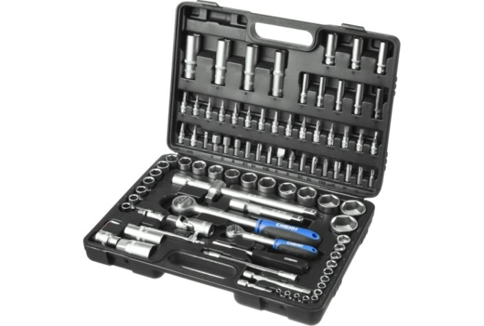 Набор инструментов Сибин 27765-H94 универсальный (1/2"+1/4"), 94 пр.