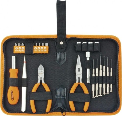 Набор инструментов Sparta 25 предметов слесарно монтажный, [13534]