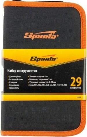 Набор инструментов Sparta 25 предметов слесарно монтажный, [13534]