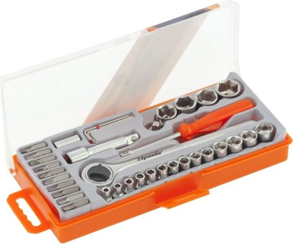 Набор инструментов Sparta 37 предметов слесарно-монтажный, [13541]