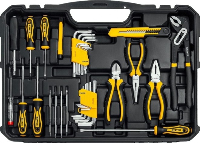 Набор инструментов STAYER UNIVERSAL 150 предметов, универсальный [27710-H150]