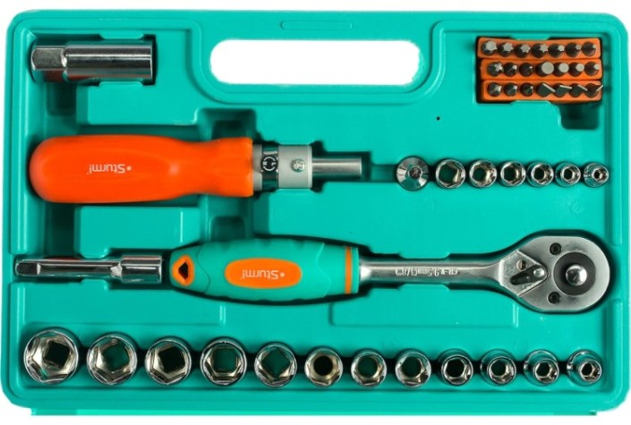 Набор инструментов Sturm 1045-20-S45 для автомобиля, 5-19 мм, 45 предметов