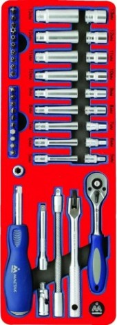 Набор инструментов в лотке МАСТАК 5-002045 45 предметов
