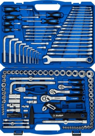 Набор инструментов ЗУБР Универсал-142 предмета [27670-H142]