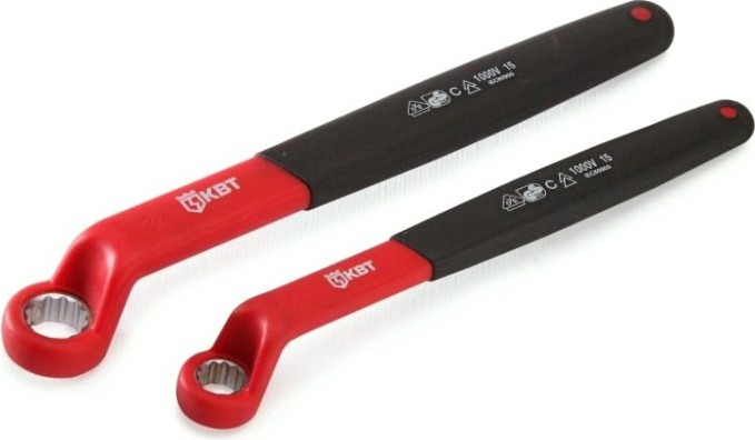 Набор изолированных накидных ключей КВТ для монтажа прокалывающих зажимов на линии СИП КИН-2 [61254]