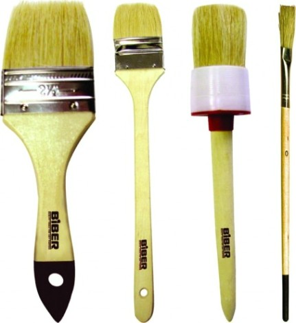 Набор кистей Biber 31402 4шт., натур. щетина [тов-115035]