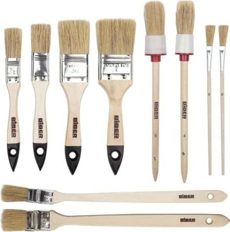 Набор кистей Biber 31404 10шт. натур. щетина [тов-115037]