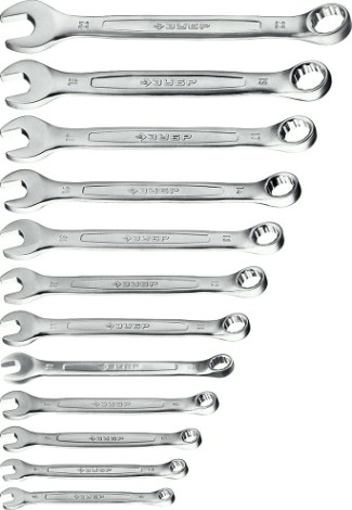 Набор ключей комбинированных гаечных ЗУБР МАСТЕР 6-22 мм, 12 предметов [27088-H12_z01]