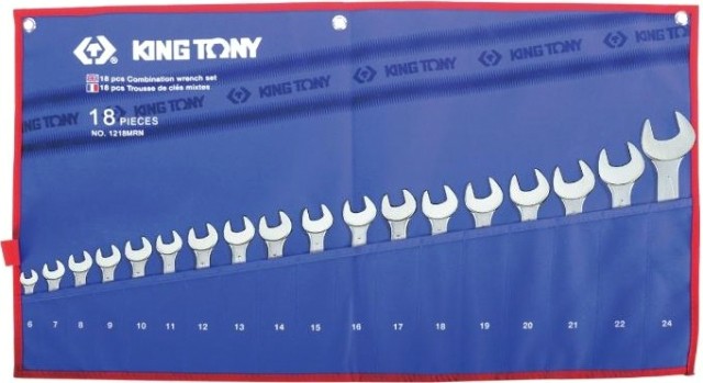 Набор ключей комбинированных KING TONY 1218MRN 18 предметов