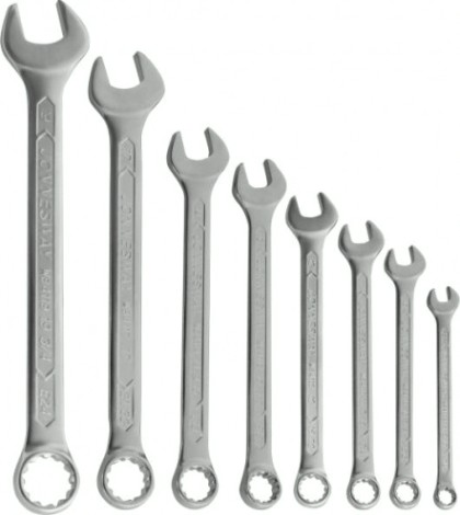 Набор ключей комбинированных с профилем SUPER TECH JONNESWAY W84108S 8 предметов [048913]