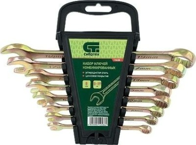 Набор ключей комбинированных СИБРТЕХ 8-19 мм 8 предметов [15438]