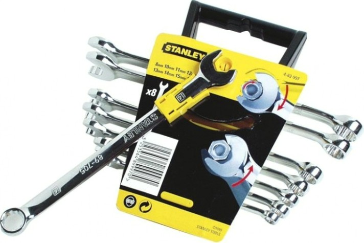 Набор ключей комбинированных STANLEY ACCELERATOR 4-89-997 8 предметов [4-89-997]