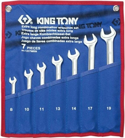 Набор ключей комбинированных удлиненных KING TONY 12C7MRN 7 предметов