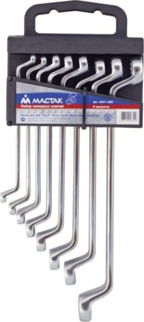 Набор ключей накидных МАСТАК 0231-08H 8 предметов Набор ключей накидных МАСТАК 0231-08H 8 предметов