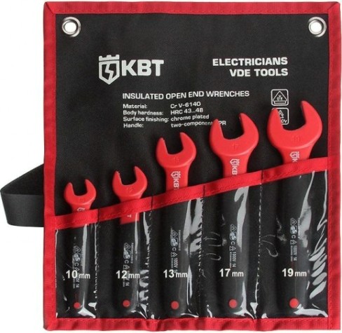 Набор ключей рожковых диэлектрических КВТ НИИ-06 1000 V [61253]