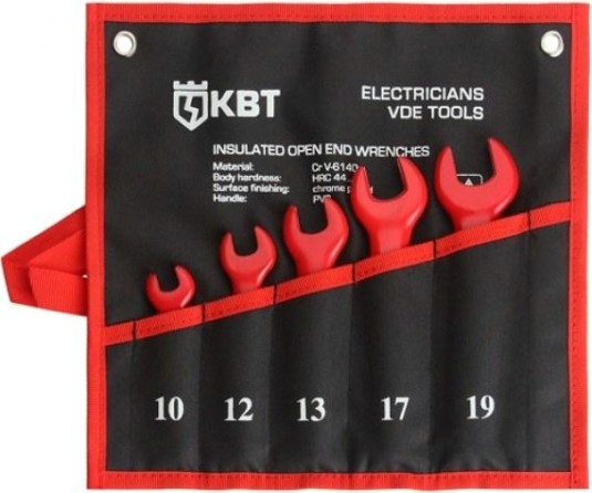 Набор ключей рожковых диэлектрических КВТ НИИ-20 1000 V [74706]