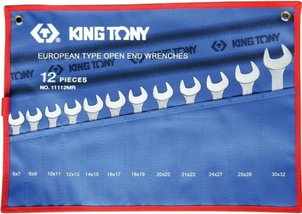 Набор ключей рожковых KING TONY 1112MRN 12 предметов