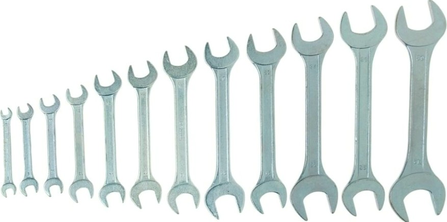 Набор ключей рожковых Sparta 6х32 мм, 12 предметов [152945]