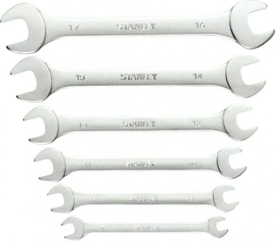 Набор ключей рожковых STANLEY 1-95-767 6 предметов Набор ключей рожковых STANLEY 1-95-767 6 предметов