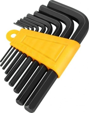 Набор ключей шестигранных DEKO DKHT09 (1,5-10 мм, 9 предметов) [065-0337]