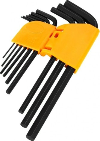 Набор ключей шестигранных DEKO DKHT09-1 удлиненных (1,5-10 мм, 9 предметов) [065-0338]