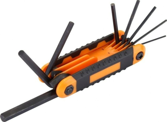 Набор ключей шестигранных DEKO HT07 складных 8 в 1 [065-0588]