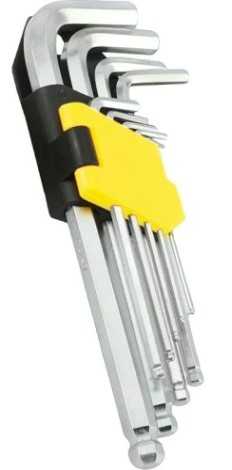 Набор ключей шестигранных GOODKING KID-10009 с держателем