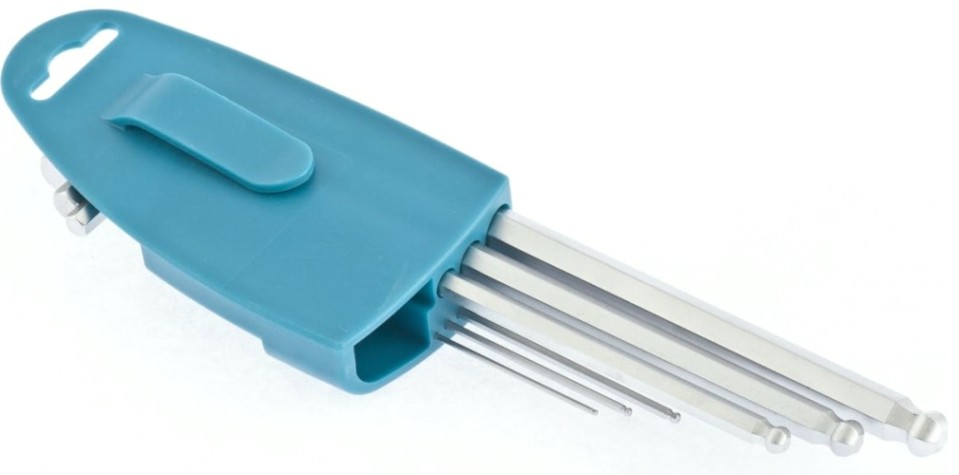 Набор ключей шестигранных GROSS 16404 имбусовых HEX 1,5–10 мм, 9 шт.