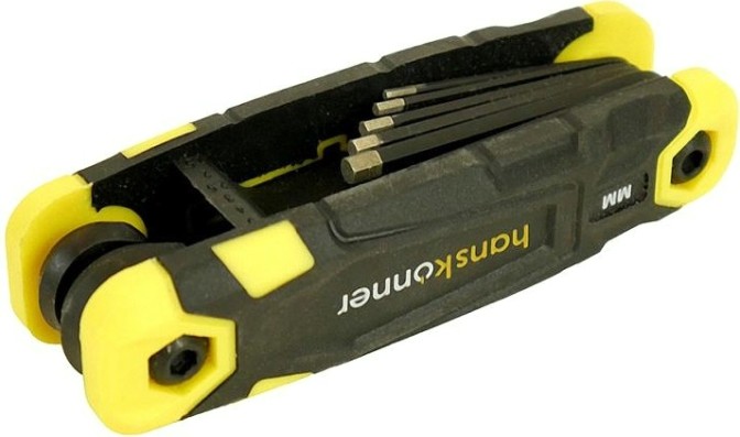 Набор ключей шестигранных HANSKONNER HK1045-04-8H s2 8шт 1,5-8мм, склад. кейс