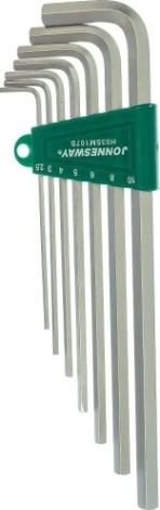 Набор ключей шестигранных JONNESWAY H03SM107S EXTRA LONG 2,5-10мм, 7 предметов [047094]