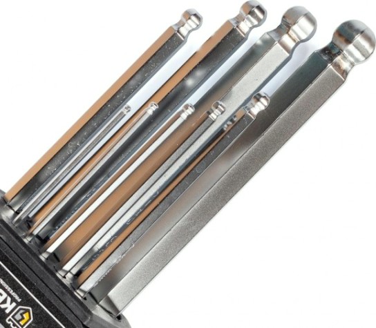 Набор ключей шестигранных КВТ КШ-9 с шаром [78368]