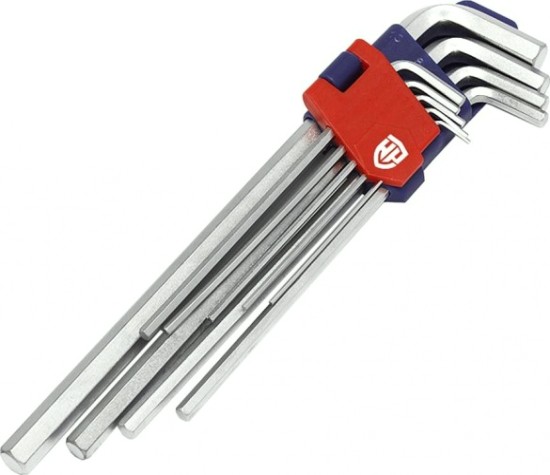 Набор ключей шестигранных WORKPRO WP222005 длинные 9шт. в держателе Набор ключей шестигранных WORKPRO WP222005 длинные 9шт. в держателе