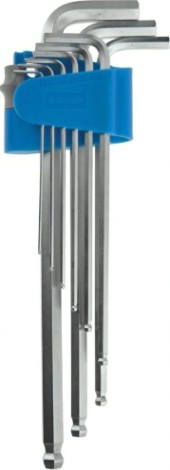 Набор ключей шестигранных ЗУБР ЭКСПЕРТ HEX 9 предметов [27466-H9]