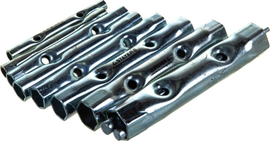 Набор ключей STAYER MASTER трубчатые 6-22 мм, 10 предметов [2719-H10]