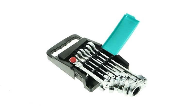 Набор ключей Sturm 1045-04-S2 трещеточный механизм, 7 предметов Набор ключей Sturm 1045-04-S2 трещеточный механизм, 7 предметов