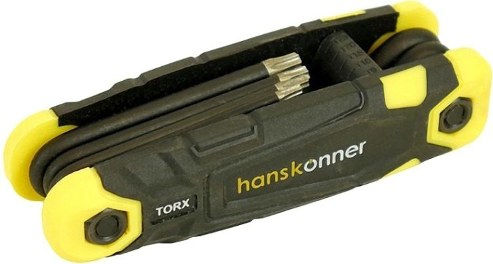Набор ключей TORX HANSKONNER HK1045-04-8T s2 8шт t9-t40, кейс Набор ключей TORX HANSKONNER HK1045-04-8T s2 8шт t9-t40, кейс