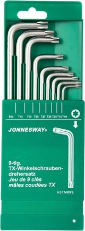Набор ключей TORX JONNESWAY H07M09S 9 предметов [047098]
