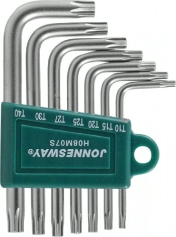 Набор ключей TORX JONNESWAY H08M07S Т10-40, 7 предметов [047099]