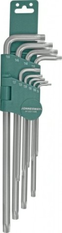 Набор ключей TORX JONNESWAY H12S110S удлиненных Т9-50, 10 предметов [048067]