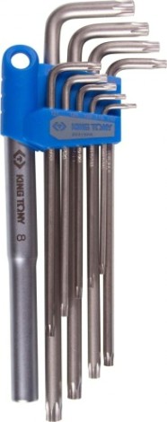 Набор ключей TORX KING TONY 20319PRU T10-T50, длинные, 11 предметов Набор ключей TORX KING TONY 20319PRU T10-T50, длинные, 11 предметов