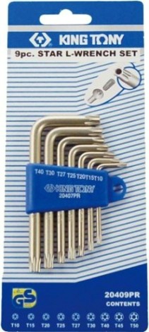 Набор ключей TORX KING TONY 20407PR Набор ключей TORX KING TONY 20407PR