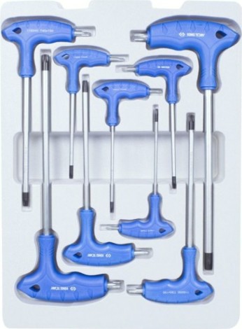 Набор ключей TORX KING TONY 22309TR T10-T50, 9 предметов Набор ключей TORX KING TONY 22309TR T10-T50, 9 предметов